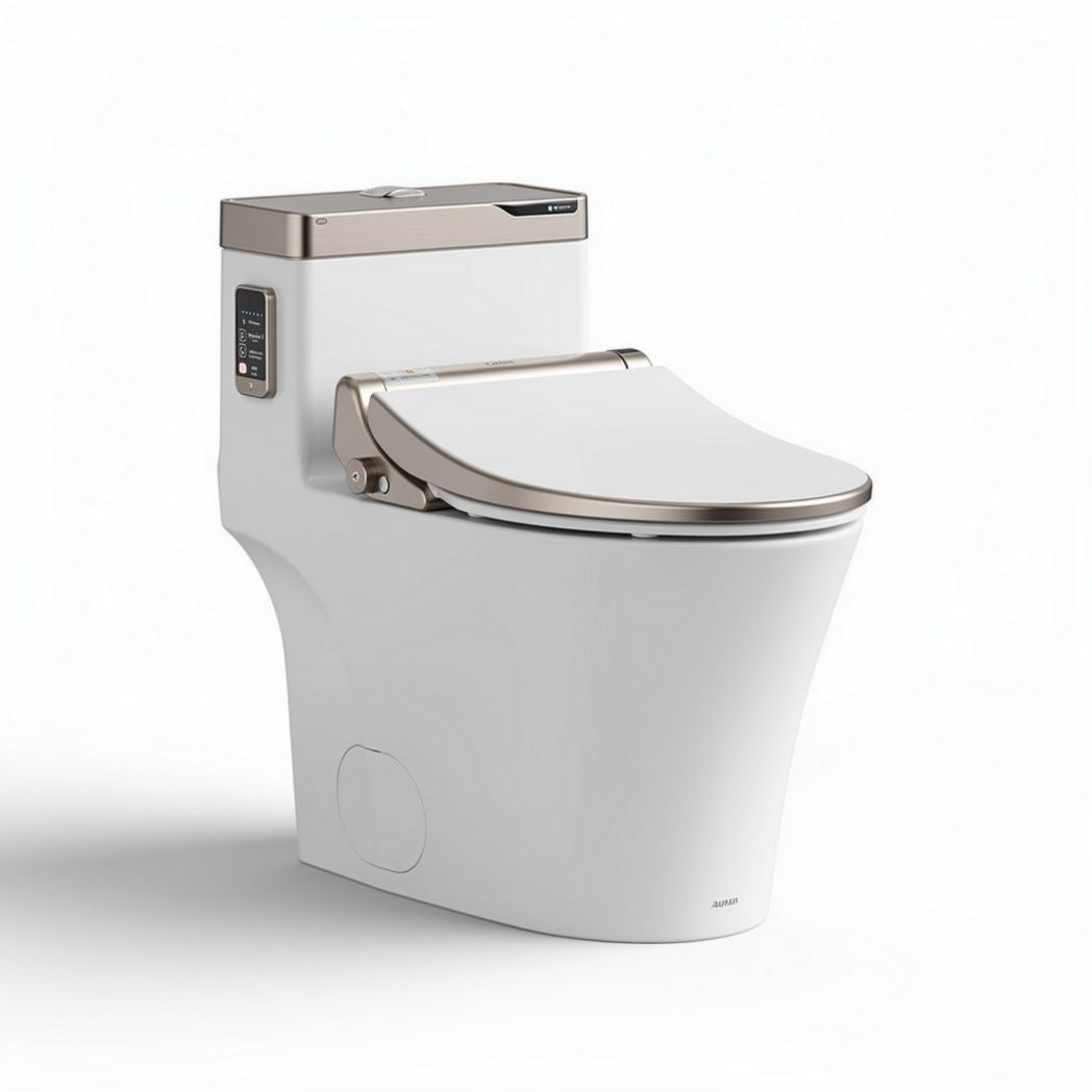 Hangende toiletoplossing met bidetfunctie wit 70 x 40 x 50cm
