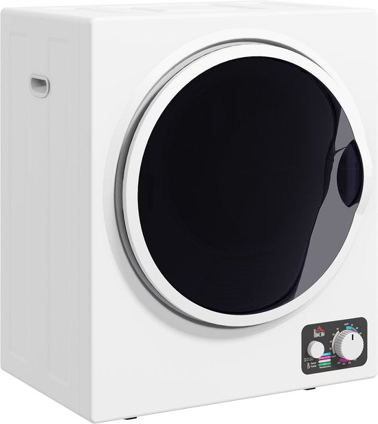 Homcom Wasdroger-Kunststof-49L x 40,5B x 60H cm-Wit