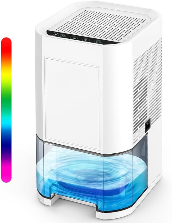 QUOVO® Ontvochtiger Kelder - Vochtvreter - Ontvochtiger Huis - Wit - 13cm x 21cm x 15cm