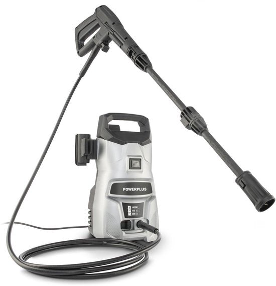 Powerplus Elektrische hogedrukreiniger POWXG90401 - 1400W Terrasreiniger-110 bar-390l/h-3m slang en accessoires