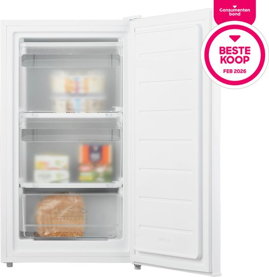 Tomado TFT4702W - Tafelmodel vriezer - 60 liter - 3 vrieslades - Energielabel D - Wit(Wit)