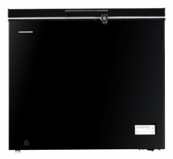 Heinner HCF-205NHBKE++ Vrieskist – 198 L – Inverter Compressor – Elektronische Bediening – Waterbestendig Display – Snelvriesfunctie – Zwart – 5 Jaar Garantie