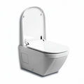 Wit wandtoilet met sluit mechanisme en geïntegreerde spoelfunctie 75 x 40 x 45cm