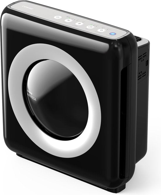 Coway ap-1512hh MIGHTY Luchtreiniger - Air Purifier - 421 m³/u - Wasbaar pre-filter + HEPA filter + geurfilter - Tegen stof, pollen, allergenen en huisdieren - Fluisterstil met slaapstand - Wirecutter Top Pick - Zwart(Zwart)