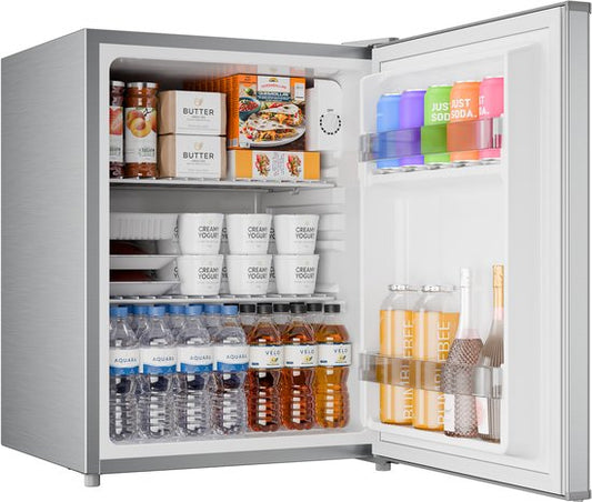 Heinrich's HKB 4388 Mini Koelkast - Barkoelkast - 58 liter - Inox(zilver)