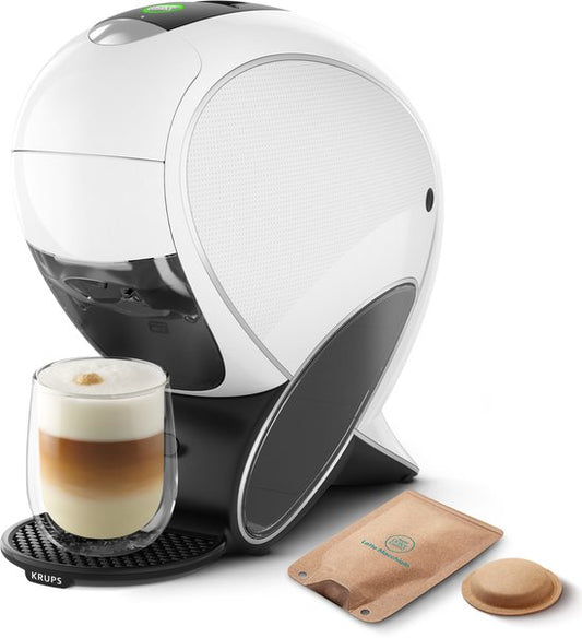 Krups NESCAFÉ Dolce Gusto NEO YY5679 - Latte Koffiemachine - Wit - Speciaal ontworpen voor liefhebbers van zwarte koffie en melkspecialiteiten(Wit)