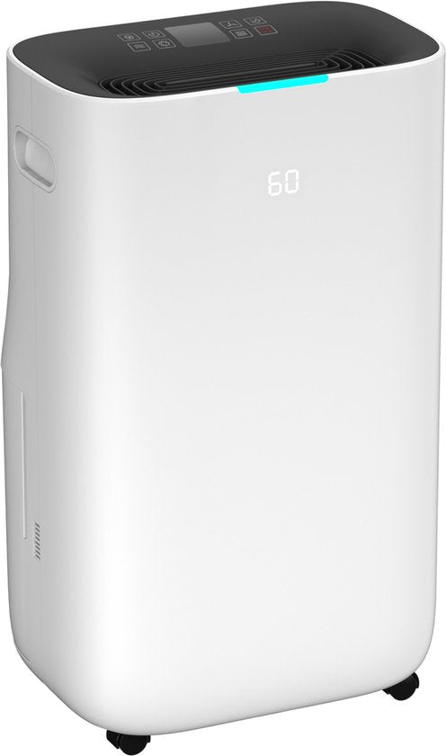 Komodo Luchtontvochtiger Humi S - 20L Per Dag - Slaapkamer, Badkamer, Huis  Kelder - Dehumidifier - Was-droog Functie - Voorkomt Schimmel(Wit/20 l)