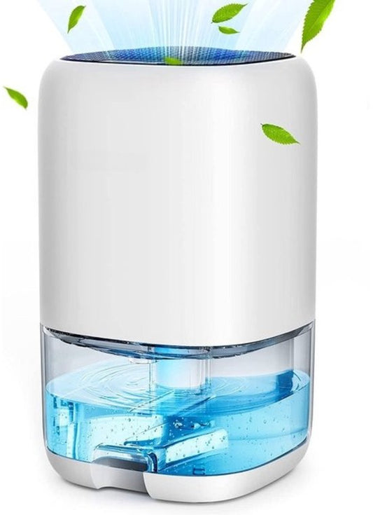StayPowered Luchtontvochtiger - 1000ml per dag - LED verlichting - Energiezuinig - ruimtes tot 30m² - Automatische anti-vochtigheid - Antischimmel - wit -> april Deal! (levering sneller dan aangegeven)