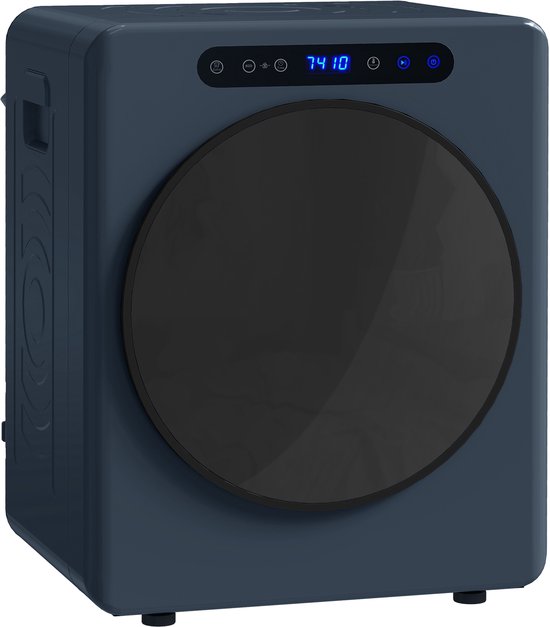 Homcom HOMCOM Wasdroger-Roestvrij staal, Staal-49L x 43B x 61H cm-Blauw
