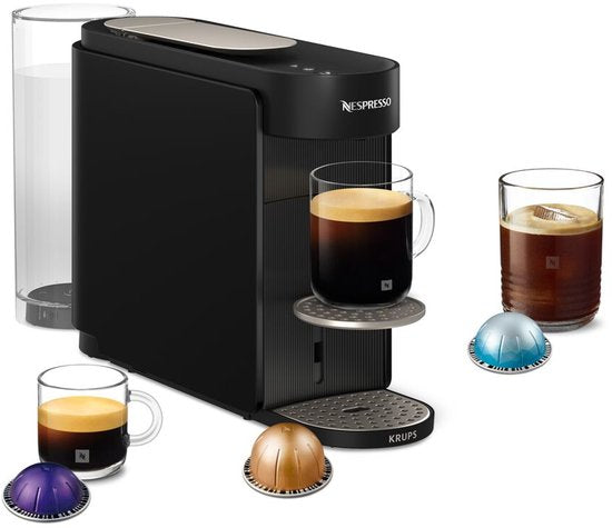 Krups Nespresso Vertuo UP XN9408 - Koffiecupmachine - Zwart - Snel opgewarmd(Zwart)