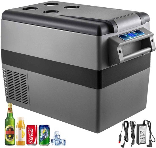 C. , R. E. CORE Mini Koelkast - Kleine Koelkast - 35 Liter - Koelbox - Frigobox - Mini Vriezer - Draagbare Koeler - 12V - 69x34.5x38cm