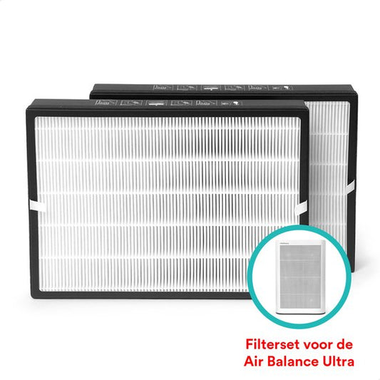 Rolfstone HEPA 13 luchtfilterset (2 filters) voor de Air Balance Ultra luchtreiniger - 3-laags - actief koolstoffilter