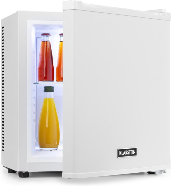 Klarstein Secret Cool Mini-koelkast - Minibar - 13 Liter - 22 dB - 2 Etages - Wit(Wit)