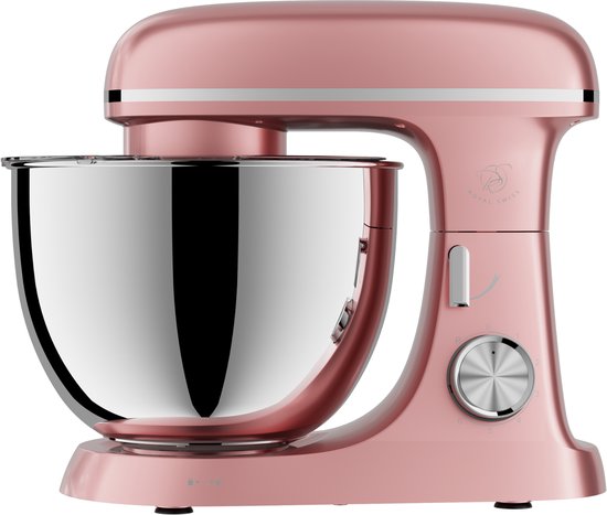 Royal Swiss® – Keukenmachine 2000W – 8.5L RVS Mengkom – Planetair Mengsysteem – 6 Snelheden – Pink(pink)